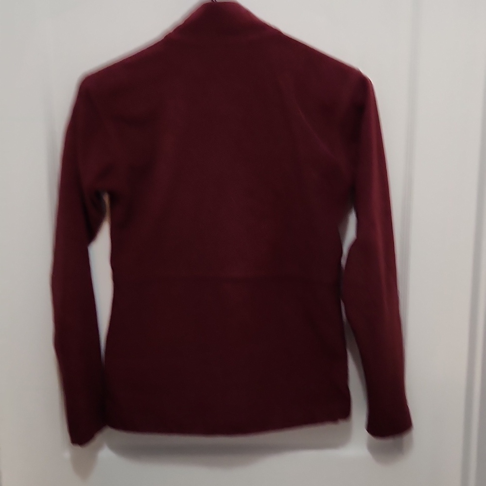 Marmot Women's Zip Front Fleece Maroon Jacket Size Small - Picture 2 of 8